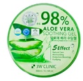 3W Clinic Универсальный гель для лица и тела с 98% натурального сока алоэ Aloe Vera Soothing Gel