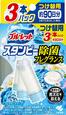 KOBAYASHI Дезодорирующий очиститель-цветок для туалета Bluelet Stampy Soap, запасной блок, 28 г*3 шт