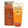 Jigott Солнцезащитный крем с улиточным муцином  Snail Uv Sun Block Cream SPF50+/PA+++, 70 мл